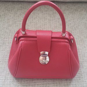 Red Vintage Doctor Hand/Crossbody Bag